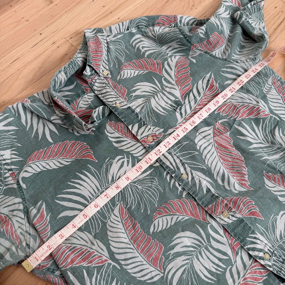 Reyn Spooner Aloha Shirt Palm Tree Leaf Tropical Short Sleeve Button Men’s XXL - Picture 10 of 11